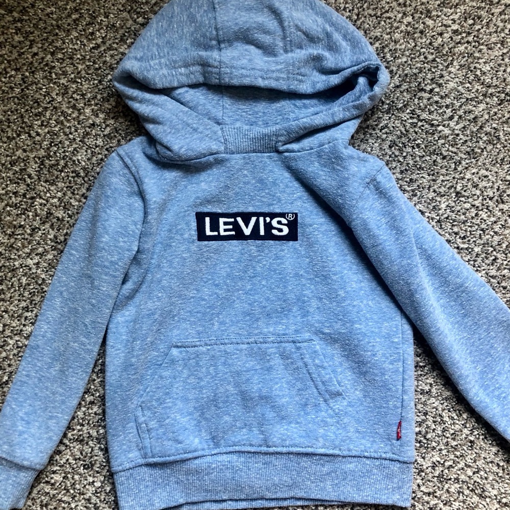 Levi's Kids Light Blue Hoodie Sweatshirt 3T